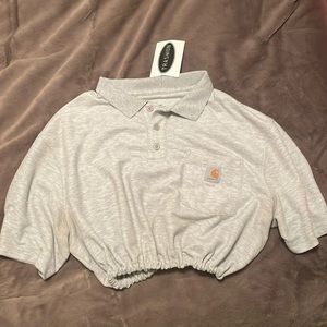 custom cropped vintage Carhartt t shirt